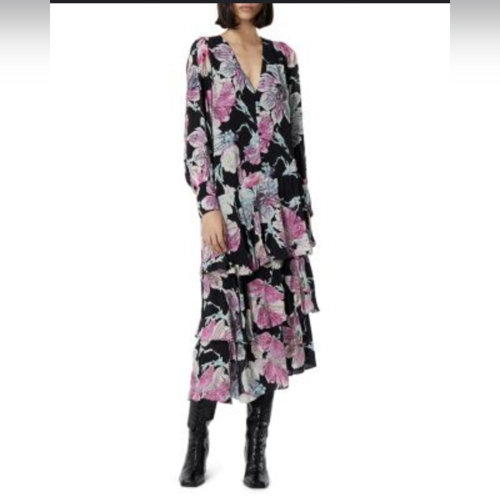 The Kooples Floral Maxi Dress